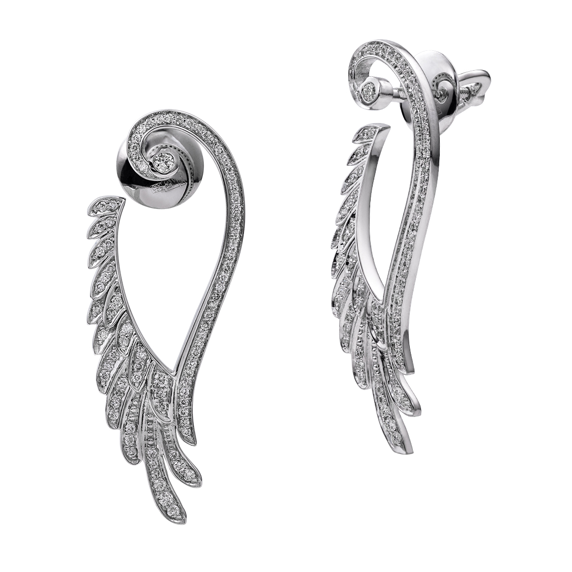 серьги с бриллиантами 922573б Дива
