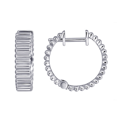 Серьги из белого золота 922479