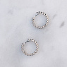 серьги из белого золота 922913 Дива