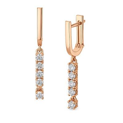 Серьги с бриллиантами 912600Б